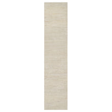 Load image into Gallery viewer, 2&#39;6&quot;x11&#39;10&quot; Dutch White, 100% Wool, Hand Knotted, Modern, Plain Design, Lori Buft Gabbeh, Thick and Plush, Runner, Oriental Rug FWR544578