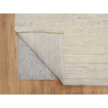Load image into Gallery viewer, 2&#39;6&quot;x11&#39;10&quot; Dutch White, 100% Wool, Hand Knotted, Modern, Plain Design, Lori Buft Gabbeh, Thick and Plush, Runner, Oriental Rug FWR544578