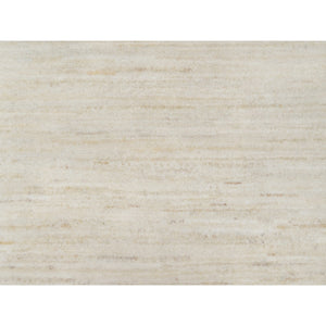 2'6"x11'10" Dutch White, 100% Wool, Hand Knotted, Modern, Plain Design, Lori Buft Gabbeh, Thick and Plush, Runner, Oriental Rug FWR544578