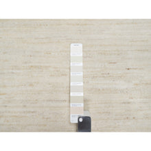 Load image into Gallery viewer, 2&#39;6&quot;x11&#39;10&quot; Dutch White, Modern, Lori Buft Gabbeh, Thick And Plush, Pure Wool, Plain Design, Hand Knotted, Runner, Oriental Rug FWR544584