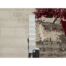 Load image into Gallery viewer, 2&#39;4&quot;x4&#39;7&quot; Parchment White, Lori Buft Gabbeh With Avant Garde Design, Thick And Plush Soft Pile, 100% Wool, Hand Knotted, Short Runner, Oriental Rug FWR544602