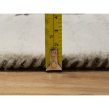 Load image into Gallery viewer, 2&#39;4&quot;x4&#39;7&quot; Parchment White, Lori Buft Gabbeh With Avant Garde Design, Thick And Plush Soft Pile, 100% Wool, Hand Knotted, Short Runner, Oriental Rug FWR544602