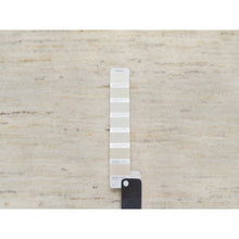 Load image into Gallery viewer, 7&#39;x7&#39; Dutch White, Lori Buft Gabbeh, Modern, Plain Design, Thick And Plush, Pure Wool, Soft To The Touch, Hand Knotted, Round, Oriental Rug FWR544668