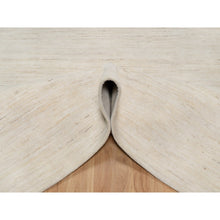 Load image into Gallery viewer, 6&#39;1&quot;x9&#39; Stone White, Hand Knotted, Lori Buft Gabbeh, Modern Plain Design, Soft To The Touch, Thick And Plush, 100% Wool, Oriental Rug FWR544674