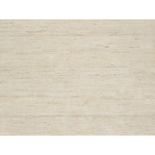 Load image into Gallery viewer, 6&#39;1&quot;x9&#39; Stone White, Hand Knotted, Lori Buft Gabbeh, Modern Plain Design, Soft To The Touch, Thick And Plush, 100% Wool, Oriental Rug FWR544674