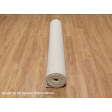 Load image into Gallery viewer, 6&#39;1&quot;x9&#39; Stone White, Hand Knotted, Lori Buft Gabbeh, Modern Plain Design, Soft To The Touch, Thick And Plush, 100% Wool, Oriental Rug FWR544674