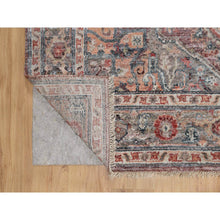 Load image into Gallery viewer, 5&#39;10&quot;x9&#39; Tuscan Red, Hand Knotted, Vegetable Dyes, Soft Wool, Heriz Revival, Thick And Plush, Oriental Rug FWR544824