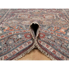 Load image into Gallery viewer, 5&#39;10&quot;x9&#39; Tuscan Red, Hand Knotted, Vegetable Dyes, Soft Wool, Heriz Revival, Thick And Plush, Oriental Rug FWR544824