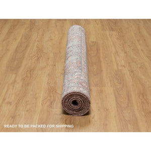 5'10"x9' Tuscan Red, Hand Knotted, Vegetable Dyes, Soft Wool, Heriz Revival, Thick And Plush, Oriental Rug FWR544824