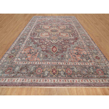 Load image into Gallery viewer, 12&#39;x15&#39;2&quot; Tuscan Red, Heriz Revival, Vegetable Dyes, Soft Wool, Thick And Plush, Hand Knotted, Oversized, Oriental Rug FWR544944