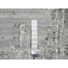 Load image into Gallery viewer, 12&#39;x14&#39;19&quot; Sterling Gray, Hand Spun, Modern, Undyed Natural Wool, Hand Knotted, Oversized, Oriental Rug FWR545022