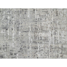 Load image into Gallery viewer, 10&#39;2&quot;x10&#39;2&quot; Magnetic Gray, Hand Spun, Modern, Hand Knotted, Undyed Natural Wool, Square, Oriental Rug FWR545052