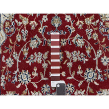 Load image into Gallery viewer, 3&#39;x5&#39;3&quot; Falu Red, Hand Knotted, Wool and Silk, Nain with Large Medallion, 250 KPSI, Oriental Rug FWR545364