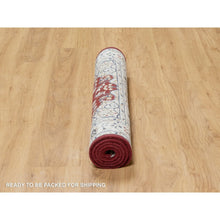 Load image into Gallery viewer, 3&#39;x5&#39;3&quot; Falu Red, Hand Knotted, Wool and Silk, Nain with Large Medallion, 250 KPSI, Oriental Rug FWR545364