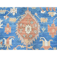 Load image into Gallery viewer, 9&#39;10&quot;x13&#39;8&quot; Dark Vanilla Brown, Peshawar Heriz With Antique Serapi Design, Vegetable Dyes, Hand Knotted, Shiny High Mountain Wool, Densely Woven, Soft Pile, Oriental Rug FWR5448