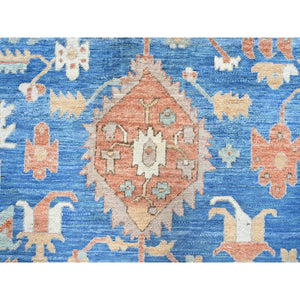 9'10"x13'8" Dark Vanilla Brown, Peshawar Heriz With Antique Serapi Design, Vegetable Dyes, Hand Knotted, Shiny High Mountain Wool, Densely Woven, Soft Pile, Oriental Rug FWR5448