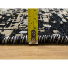 Load image into Gallery viewer, 10&#39;x14&#39; Ecru Brown, Broken And Erased Persian Goombad Design, Hand Knotted Wool And Silk Oxidized, Oriental Rug FWR545676