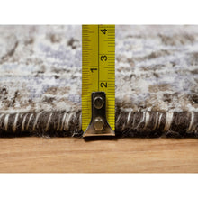 Load image into Gallery viewer, 2&#39;1&quot;x3&#39; Fossil Gray, Hand Knotted With Willow And Cypress Tree Design, Silk With Textured Wool, Mat Oriental Rug FWR545700