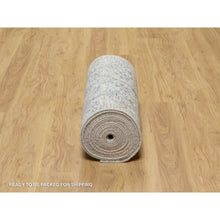 Load image into Gallery viewer, 2&#39;7&quot;x27&#39;7&quot; Solstice White, Hand Knotted, Tabriz Vase With Pomegranate Design, Silk With Textured Wool, Soft And Vibrant Pile, Xl Runner Oriental Rug FWR545808