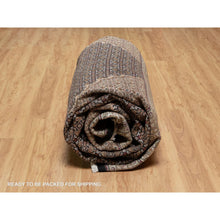 Load image into Gallery viewer, 11&#39;8&quot;x15&#39;2&quot; Rich Black, Hand Knotted, Tabriz Mahi With Fish Medallion Design, 175 Kpsi, Organic Wool, Oversized, Oriental Rug FWR546336