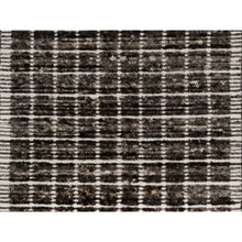 Load image into Gallery viewer, 2&#39;3&quot;x3&#39;1&quot; Shades of Brown, Soft to the Touch, Modern Plain Decor Box Design, Luxurious Wool, Loomed Knotted, Mat, Oriental Rug FWR546414