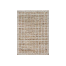 Load image into Gallery viewer, 2&#39;2&quot;x3&#39;1&quot; Sesame Brown, Soft to Touch, Modern Plain Decor Box Design, Luxurious Wool, Loomed Knotted, Mat, Oriental Rug FWR546420