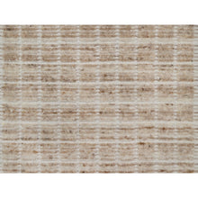 Load image into Gallery viewer, 2&#39;2&quot;x3&#39;1&quot; Sesame Brown, Soft To Touch, Modern Plain Decor Box Design, Luxurious Wool, Loomed Knotted, Mat, Oriental Rug FWR546420