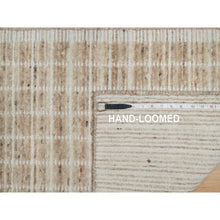 Load image into Gallery viewer, 2&#39;2&quot;x3&#39;1&quot; Sesame Brown, Soft To Touch, Modern Plain Decor Box Design, Luxurious Wool, Loomed Knotted, Mat, Oriental Rug FWR546420