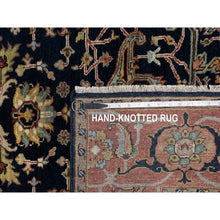 Load image into Gallery viewer, 5&#39;1&quot;x7&#39;2&quot; Pristine White, Nain with Flower Medallion Design, 250 KPSI, Soft Pile, Wool and Silk, Hand Knotted, Oriental Rug FWR549162