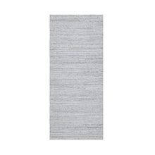 Load image into Gallery viewer, 2&#39;6&quot;x6&#39; Ice White, Plain Modern Striae Design, Hand Loomed, Soft Pile, Natural Wool, Runner, Oriental Rug FWR547110