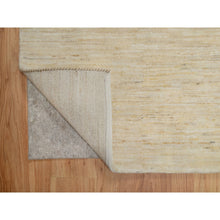 Load image into Gallery viewer, 6&#39;3&quot;x9&#39;9&quot; Parchment White, Modern, Plain Design, Lori Buft Gabbeh, Thick And Plush, Pure Wool, Hand Knotted, Oriental Rug FWR547782