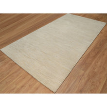 Load image into Gallery viewer, 6&#39;x11&#39;10&quot; Swan White, Pure Wool, Modern, Plain Design, Lori Buft Gabbeh, Thick And Plush, Hand Knotted, Gallery Size, Wide Runner, Oriental Rug FWR547788