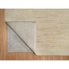 Load image into Gallery viewer, 6&#39;x11&#39;10&quot; Swan White, Pure Wool, Modern, Plain Design, Lori Buft Gabbeh, Thick And Plush, Hand Knotted, Gallery Size, Wide Runner, Oriental Rug FWR547788