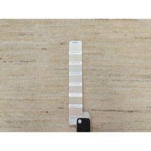 Load image into Gallery viewer, 6&#39;x11&#39;10&quot; Swan White, Pure Wool, Modern, Plain Design, Lori Buft Gabbeh, Thick And Plush, Hand Knotted, Gallery Size, Wide Runner, Oriental Rug FWR547788