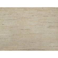 Load image into Gallery viewer, 6&#39;x11&#39;10&quot; Swan White, Pure Wool, Modern, Plain Design, Lori Buft Gabbeh, Thick And Plush, Hand Knotted, Gallery Size, Wide Runner, Oriental Rug FWR547788