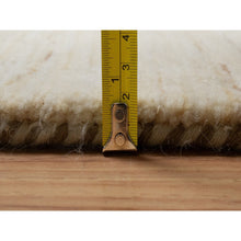 Load image into Gallery viewer, 6&#39;x11&#39;10&quot; Swan White, Pure Wool, Modern, Plain Design, Lori Buft Gabbeh, Thick And Plush, Hand Knotted, Gallery Size, Wide Runner, Oriental Rug FWR547788