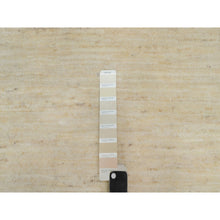 Load image into Gallery viewer, 2&#39;4&quot;x11&#39;5&quot; Parchment White, Thick And Plush, Modern, Plain Design, Lori Buft Gabbeh, Pure Wool, Hand Knotted, Runner, Oriental Rug FWR547806