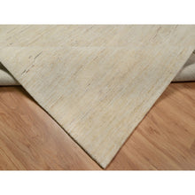 Load image into Gallery viewer, 6&#39;4&quot;x9&#39;9&quot; Swan White, Modern, Plain Design, Lori Buft Gabbeh, Thick And Plush, Pure Wool, Hand Knotted, Oriental Rug FWR547812
