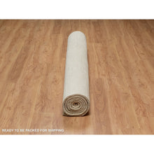 Load image into Gallery viewer, 6&#39;4&quot;x9&#39;9&quot; Swan White, Modern, Plain Design, Lori Buft Gabbeh, Thick And Plush, Pure Wool, Hand Knotted, Oriental Rug FWR547812