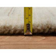 Load image into Gallery viewer, 6&#39;4&quot;x9&#39;9&quot; Swan White, Modern, Plain Design, Lori Buft Gabbeh, Thick And Plush, Pure Wool, Hand Knotted, Oriental Rug FWR547812