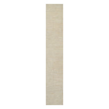 Load image into Gallery viewer, 2&#39;8&quot;x16&#39; Bone White, Lori Buft Gabbeh, Modern, Plain Design, Thick and Plush, Pure Wool, Hand Knotted, XL Runner, Oriental Rug FWR547824