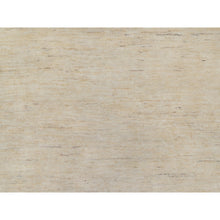Load image into Gallery viewer, 8&#39;1&quot;x15&#39;10&quot; Swan White, Modern, Plain Design, Lori Buft Gabbeh, Thick and Plush, Pure Wool, Hand Knotted, Gallery Size, Wide Runner, Oriental Rug FWR547854