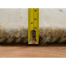 Load image into Gallery viewer, 8&#39;1&quot;x15&#39;10&quot; Swan White, Modern, Plain Design, Lori Buft Gabbeh, Thick and Plush, Pure Wool, Hand Knotted, Gallery Size, Wide Runner, Oriental Rug FWR547854