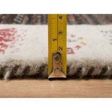 Load image into Gallery viewer, 3&#39;x5&#39; Chiffon White, Modern, Lori Buft Gabbeh With Small Animal And Human Figurines, Thick And Plush, Pure Wool, Hand Knotted, Oriental Rug FWR547878