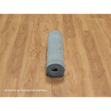 Load image into Gallery viewer, 2&#39;3&quot;x4&#39;5&quot; Cerulean Blue, Thick And Plush, Lori Buft Gabbeh With Small Animal Figurines, Modern, 100% Wool, Hand Knotted, Mat, Oriental Rug FWR547914