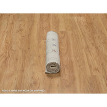 Load image into Gallery viewer, 2&#39;x3&#39;1&quot; Linen White, Modern, Hand Knotted, Lori Buft Gabbeh With Small Animal Figurines, Thick And Plush, Pure Wool, Mat, Oriental Rug FWR547926