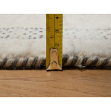 Load image into Gallery viewer, 2&#39;x3&#39;1&quot; Linen White, Modern, Hand Knotted, Lori Buft Gabbeh With Small Animal Figurines, Thick And Plush, Pure Wool, Mat, Oriental Rug FWR547926