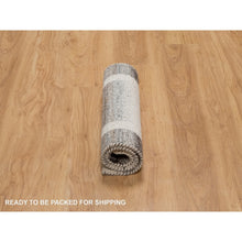 Load image into Gallery viewer, 2&#39;x3&#39; Pearl White, Hand Knotted, Lori Buft Gabbeh With Small Animal And Human Figurines, Thick And Plush, Modern, Pure Wool, Mat, Oriental Rug FWR547956