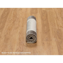 Load image into Gallery viewer, 2&#39;3&quot;x4&#39;6&quot; Pristine White, Thick And Plush, Lori Buft Gabbeh With Small Animal And Human Figurines, Modern, Pure Wool, Hand Knotted, Oriental Rug FWR547980