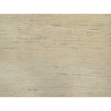 Load image into Gallery viewer, 5&#39;x6&#39;5&quot; Bone White, Modern, Plain Design, Lori Buft Gabbeh, Thick and Plush, Pure Wool, Hand Knotted, Oriental Rug FWR548022